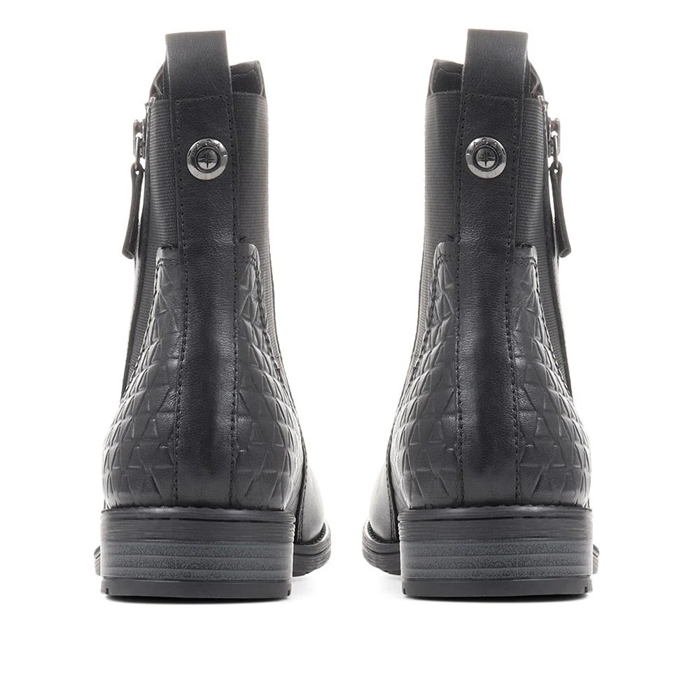 Ronja Leather Chelsea Boots - BUG36515 / 322 889 - Black - Image 3
