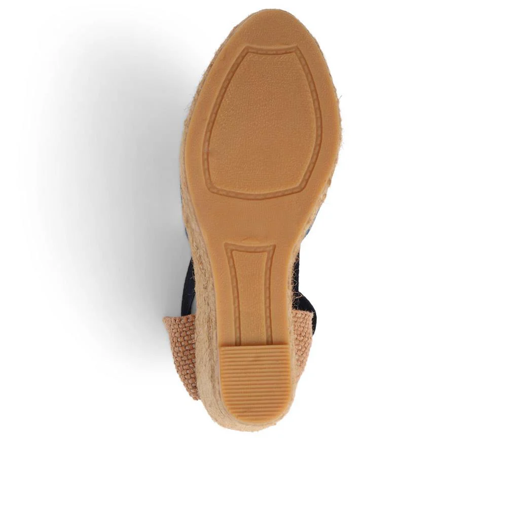 Rosabelle Lace Detail Espadrilles - ROSABELLE / 325 425 - Denim - Image 5