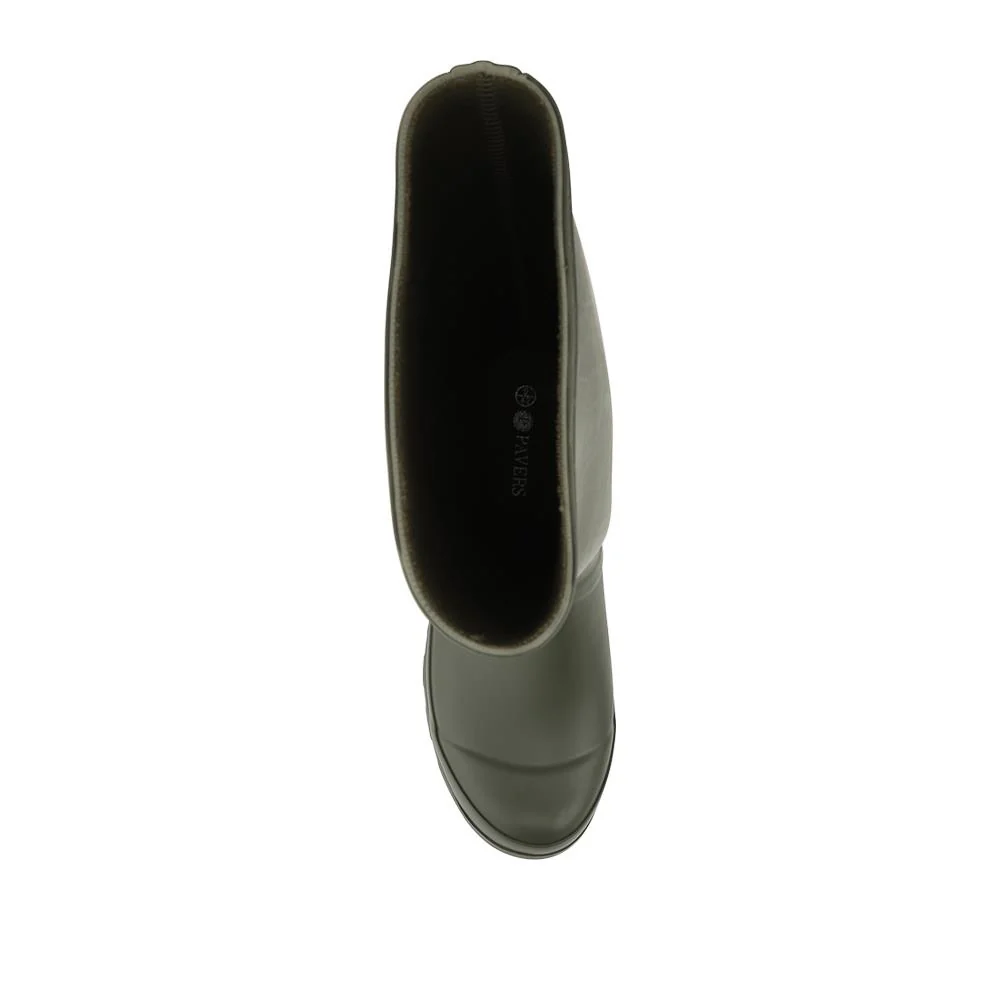 Rubber Waterproof Wellies - RAI42003 / 328 524 - Olive - Image 4