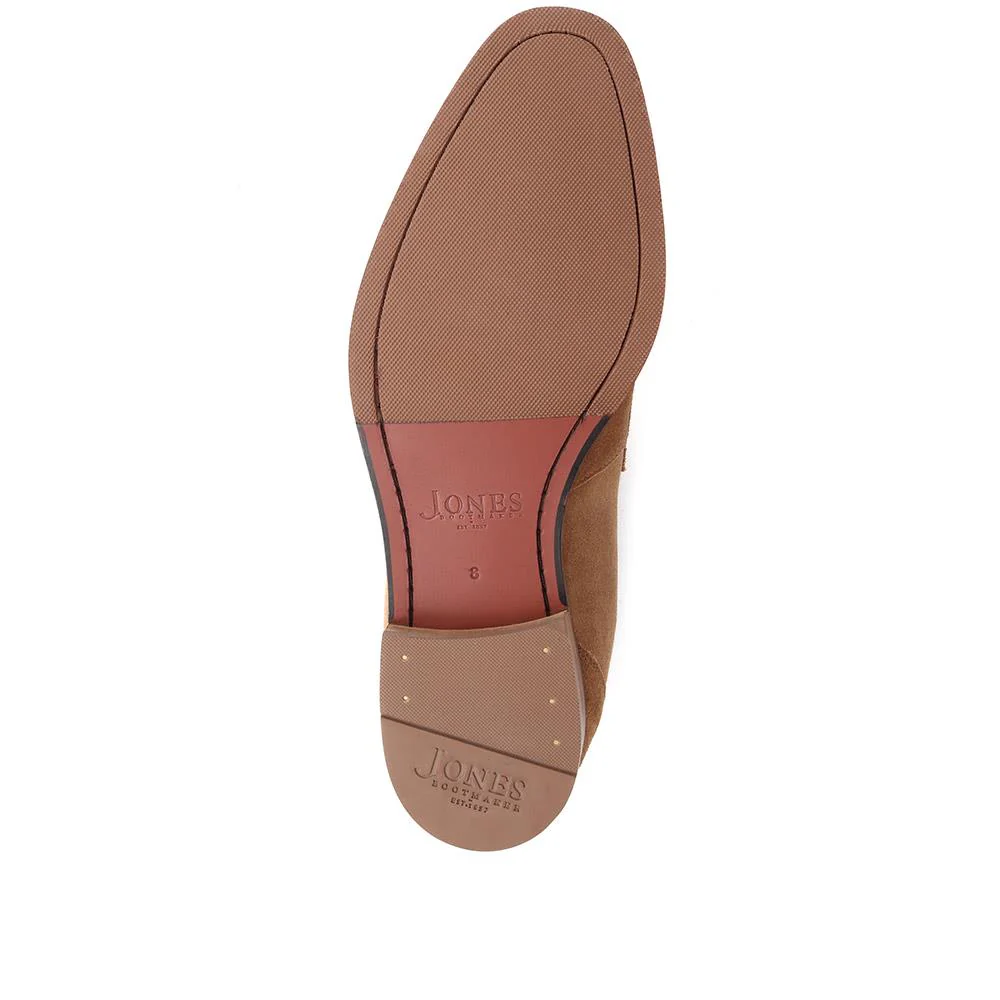 Russell Leather Penny Loafers - RUSSELL / 320 483 - Tan Suede - Image 4