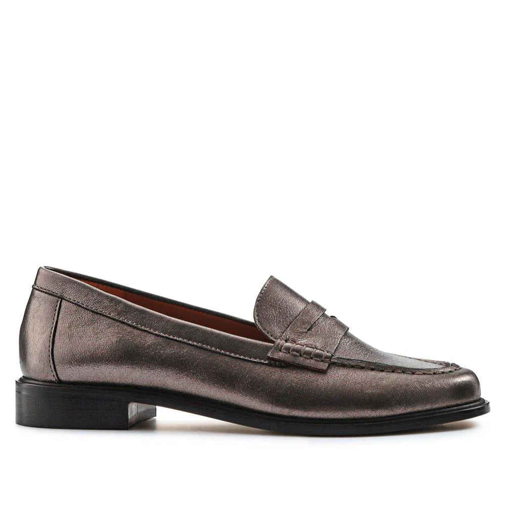 Sabra Heeled Slip-On Shoes - SABRA / 326 969 - Pewter - Image 2
