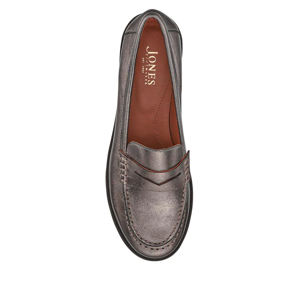 Sabra Heeled Slip-On Shoes - SABRA / 326 969 - Pewter - Image 4