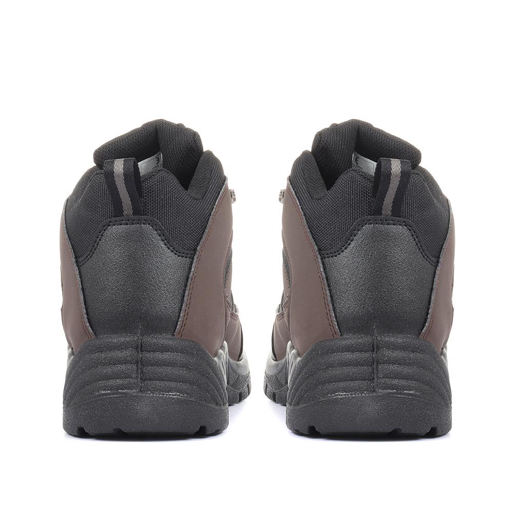 Safety Toe Cap Boots - SUNT34003 / 320 201 - Dark Brown - Image 3