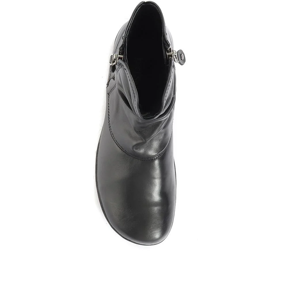 Sanja Leather Boots - JOSEF34504 / 321 002 - Black - Image 4