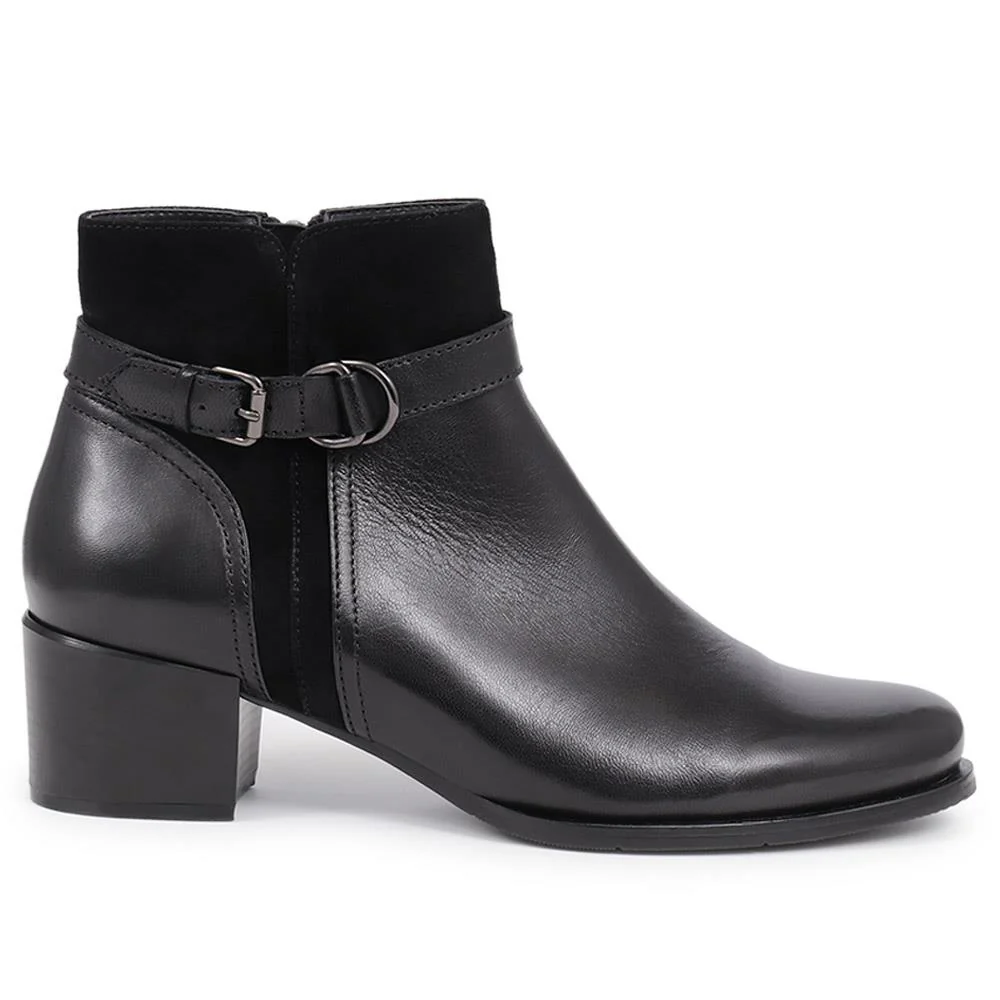 Sarina Heeled Ankle Boots - SARINA / 324 527 - Black - Image 2