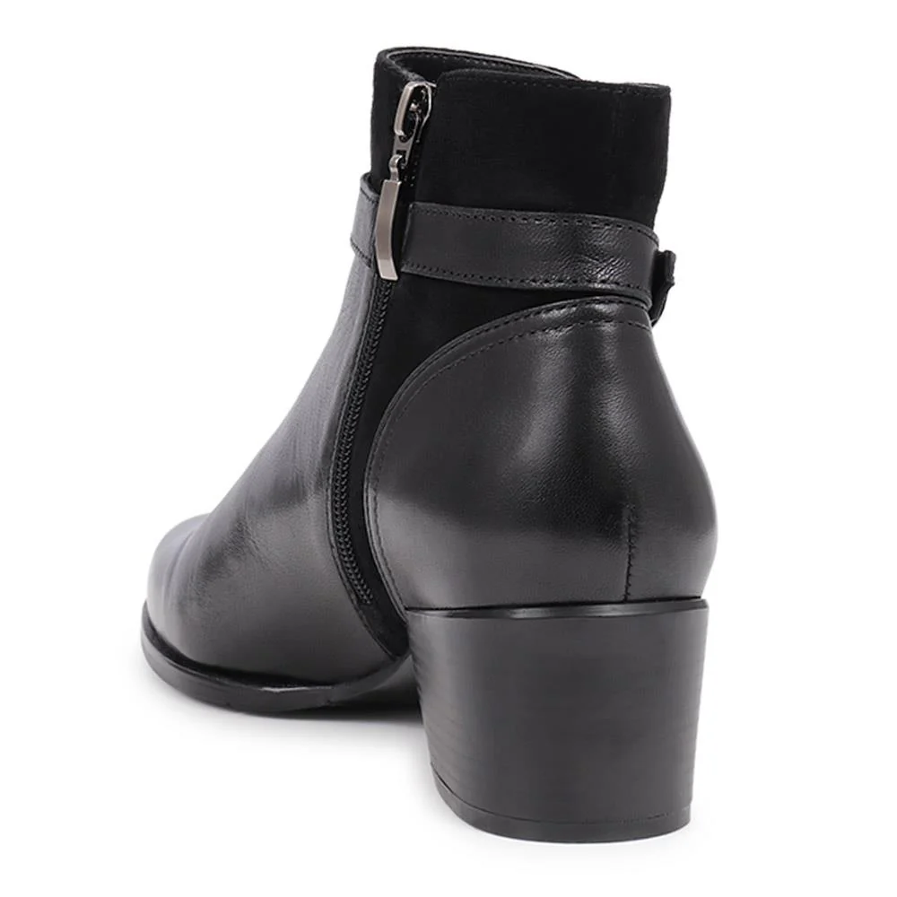 Sarina Heeled Ankle Boots - SARINA / 324 527 - Black - Image 3