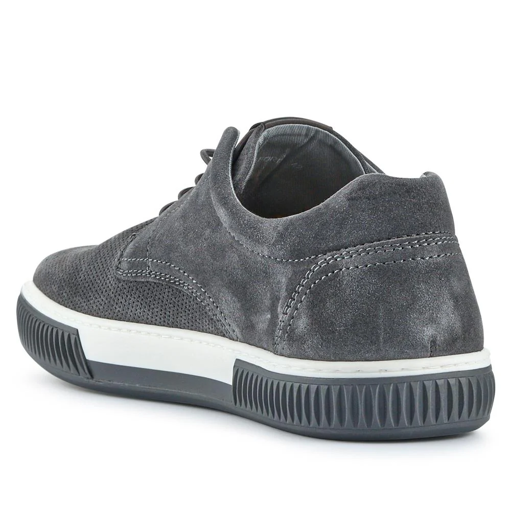 Seaford Suede Trainers - SEAFORD / 325 136 - Grey - Image 3