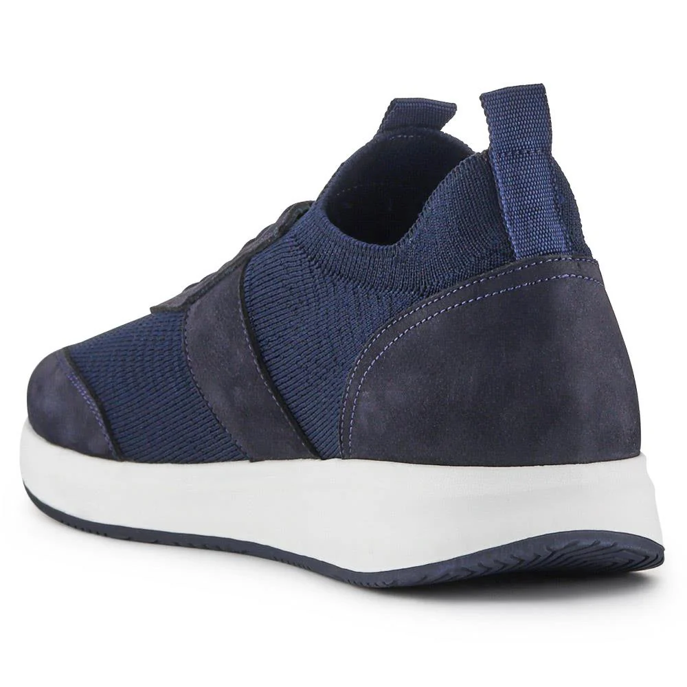 Sean Leather Trainers - SEAN / 327 147 - Navy - Image 3