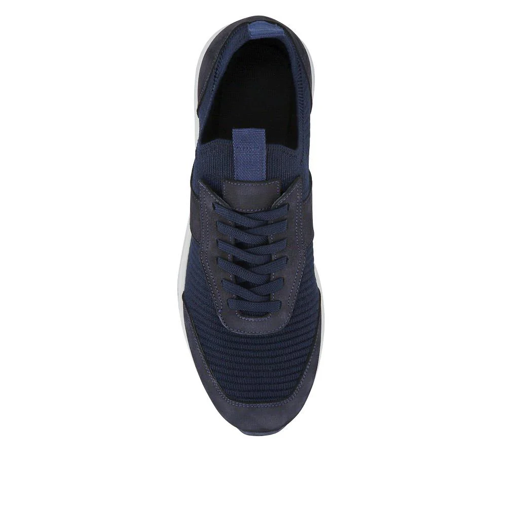 Sean Leather Trainers - SEAN / 327 147 - Navy - Image 5