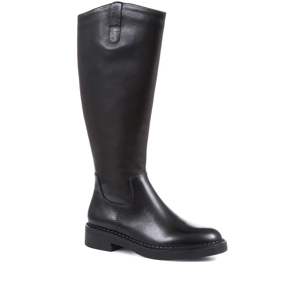 Sebastiana Leather Knee High Boots - SEBASTIANA / 322 840 - Image 2