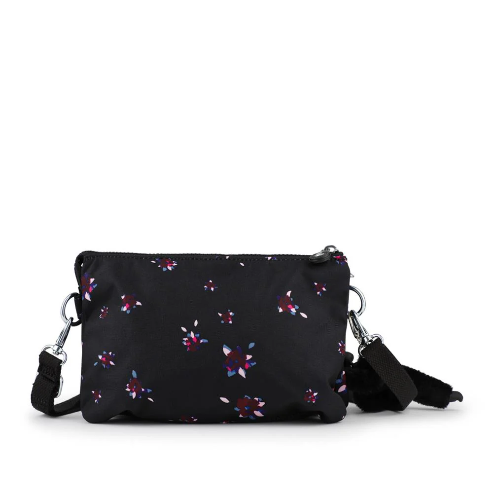 Kipling Lightweight Zip Crossbody Bag - KIP42008 / 327 990 - Black Floral - Image 2