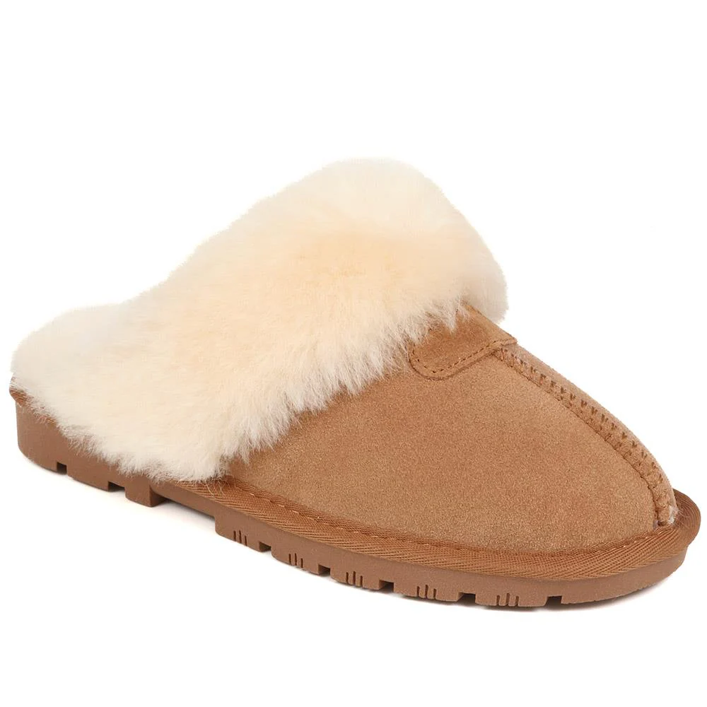 Sheepskin Lined Slippers - DUO38001 / 324 670 - Image 2