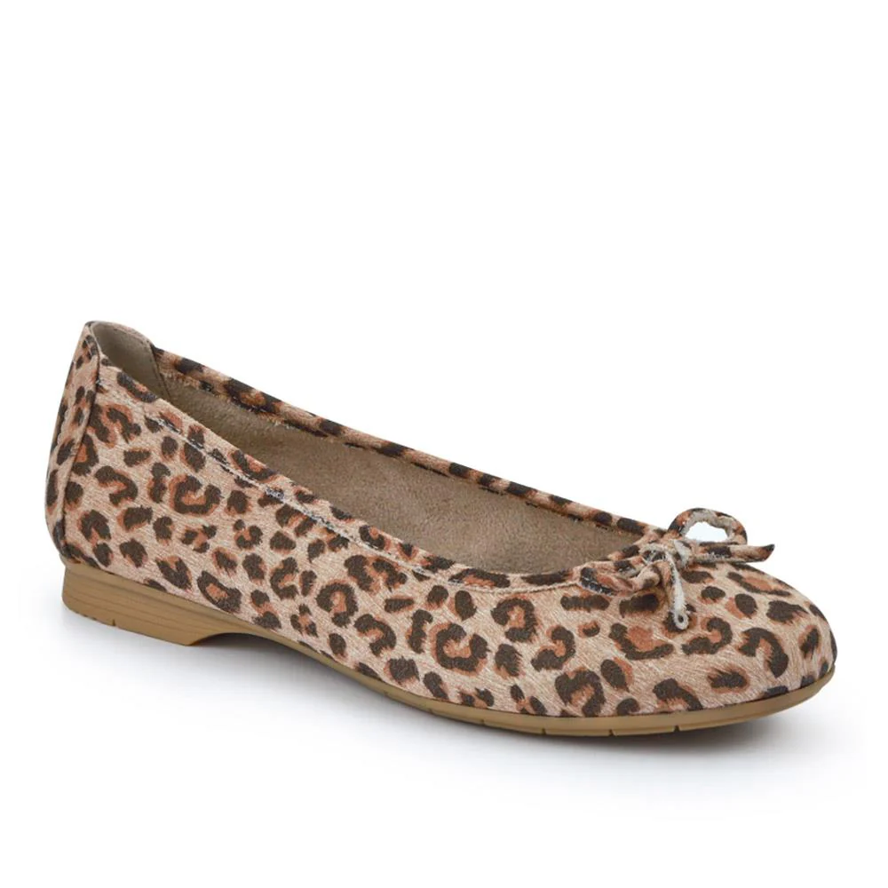 Short-Heeled Casual Pumps - JANSP41001 / 326 782 - Leopard