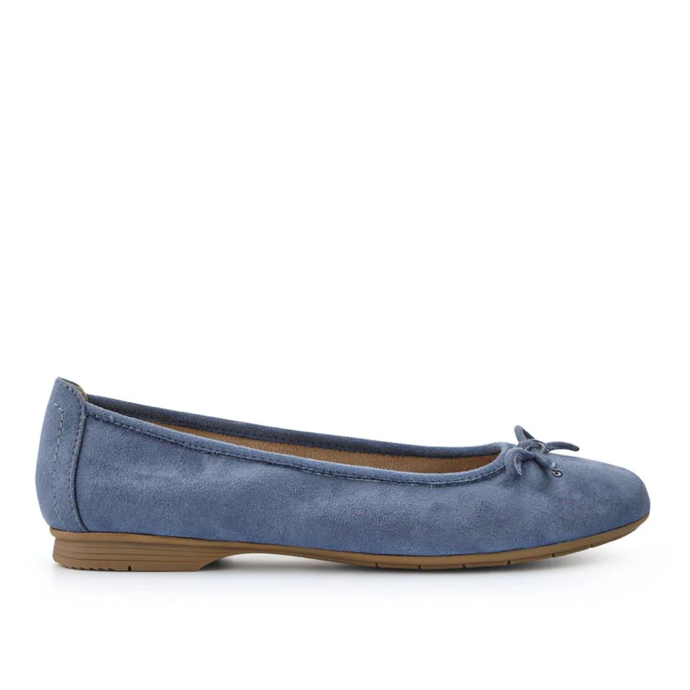 Short-Heeled Casual Pumps - JANSP41001 / 326 782 - Blue - Image 2