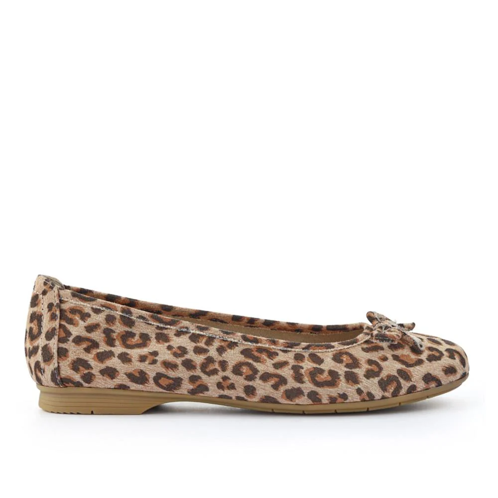 Short-Heeled Casual Pumps - JANSP41001 / 326 782 - Leopard - Image 3
