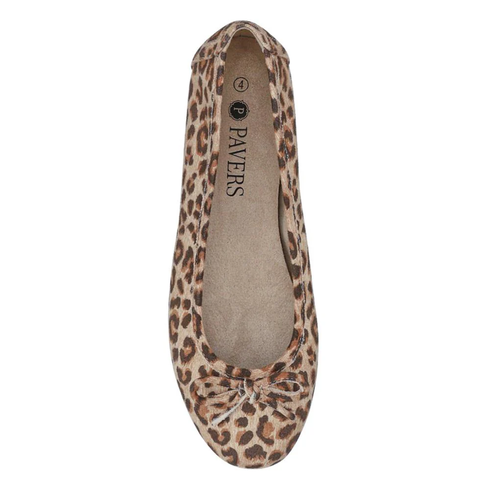 Short-Heeled Casual Pumps - JANSP41001 / 326 782 - Leopard - Image 5
