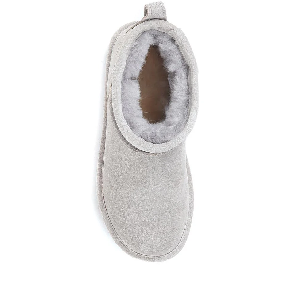 Shorty Sheepskin Lined Slipper Boots - VAN36500 / 323 261 - Grey - Image 4