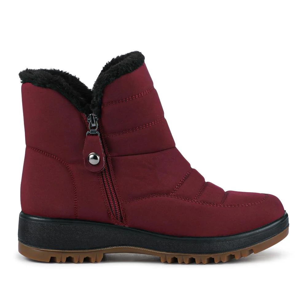 Shower-Proof Padded Boots - ACADE34001 / 321 068 - Burgundy - Image 2