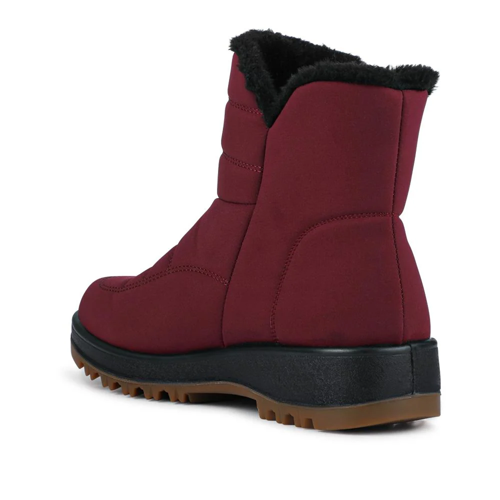 Shower-Proof Padded Boots - ACADE34001 / 321 068 - Burgundy - Image 3