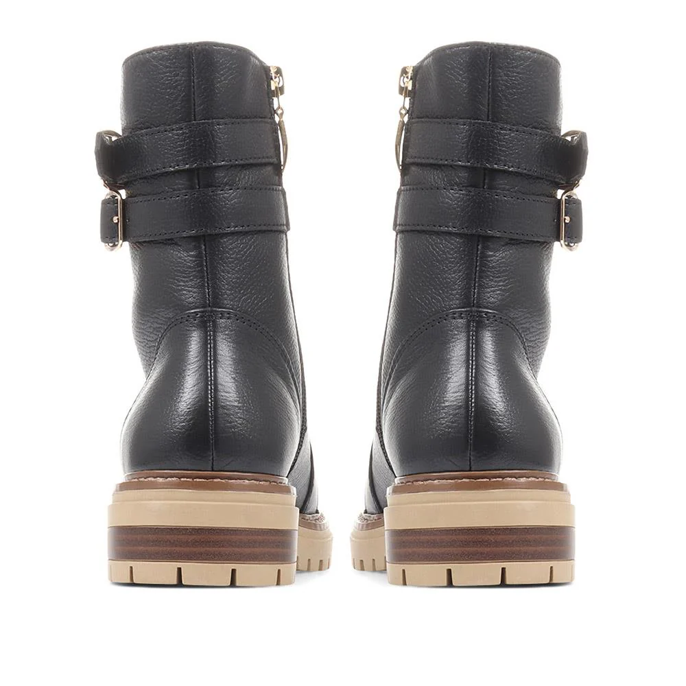 Simonetta Biker Boots - SIMONETTA / 322 842 - Black - Image 2