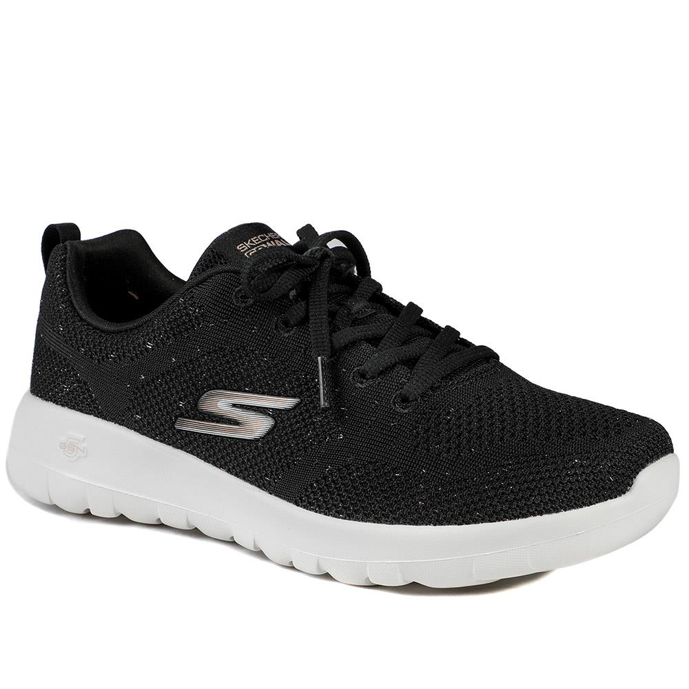 Skechers Air Cooled Lace Up Trainers - SKE43022 / 328 831 - Black