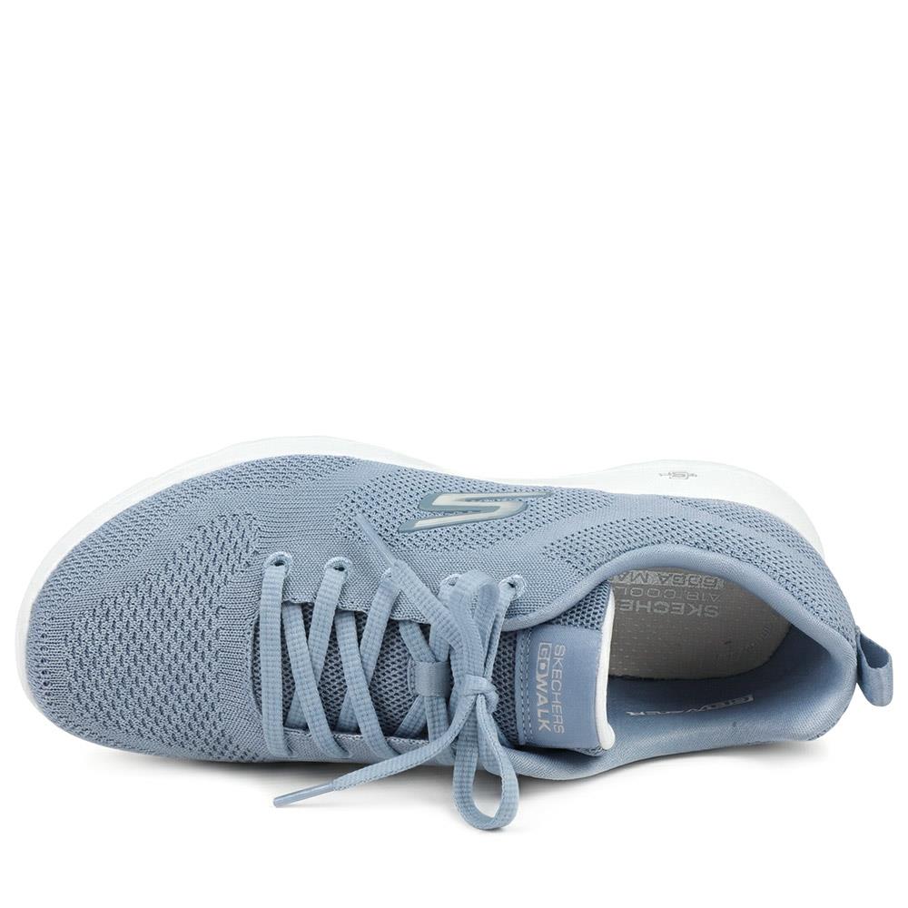 Skechers Air Cooled Lace Up Trainers - SKE43022 / 328 831 - Blue - Image 4
