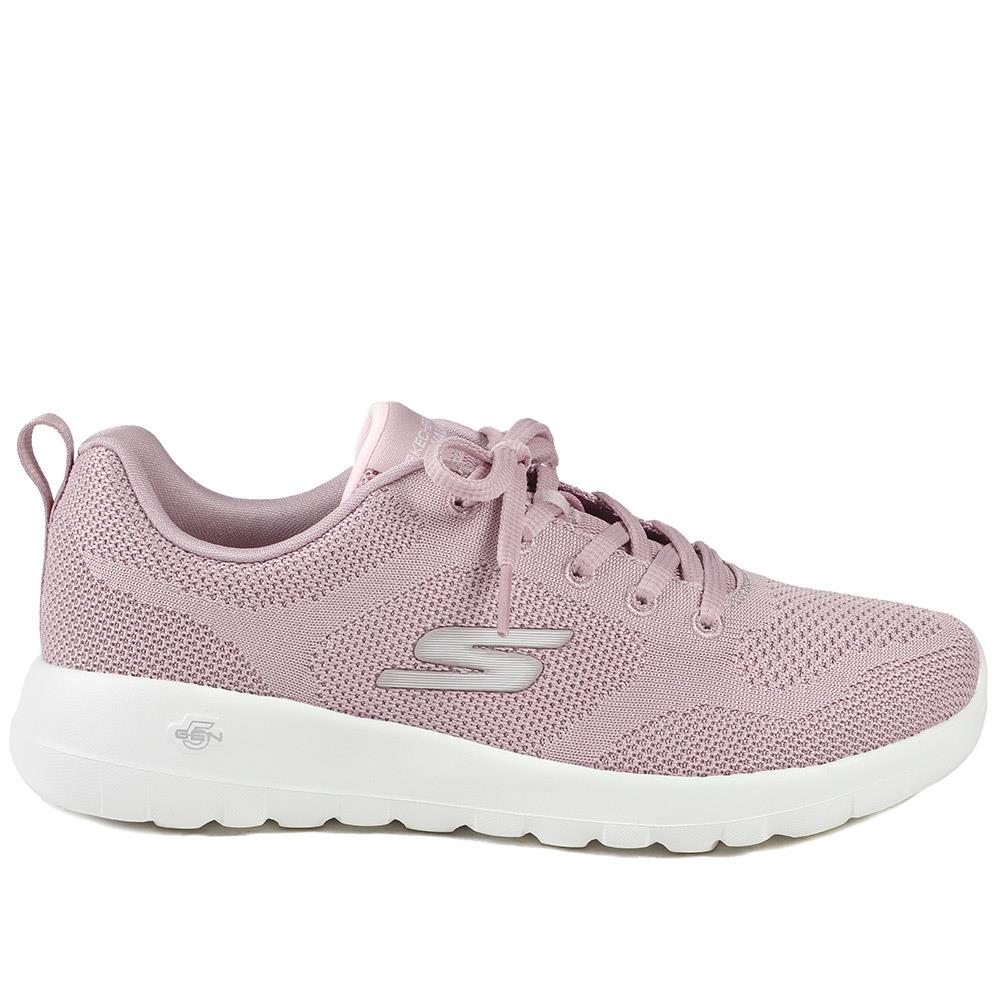 Skechers Air Cooled Lace Up Trainers - SKE43022 / 328 831 - Mauve - Image 3