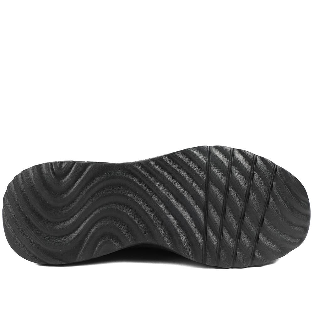 Skechers Bob Squad Chaos Solid Step Trainers - SKE43512 / 328 725 - Black - Image 6