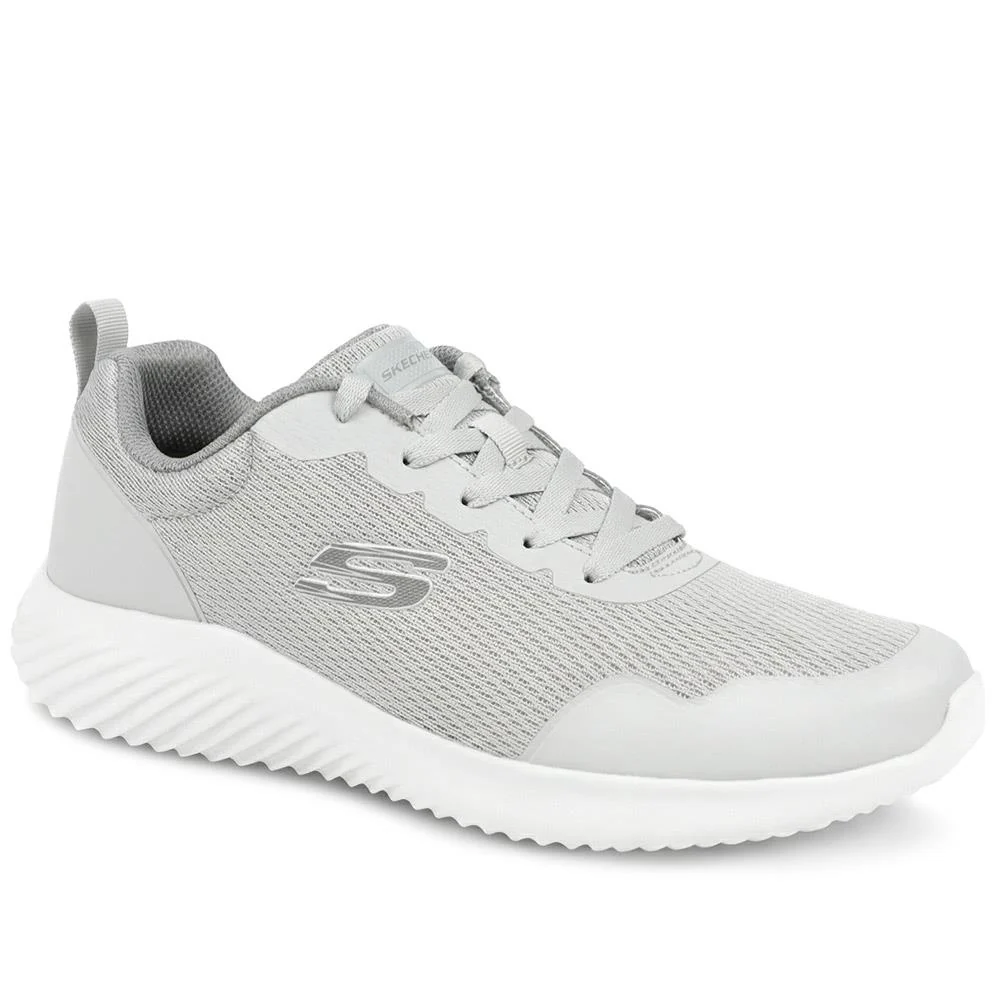 Skechers Bounder Arcadia Lace Up Trainers - SKE43049 / 328 705 - Grey