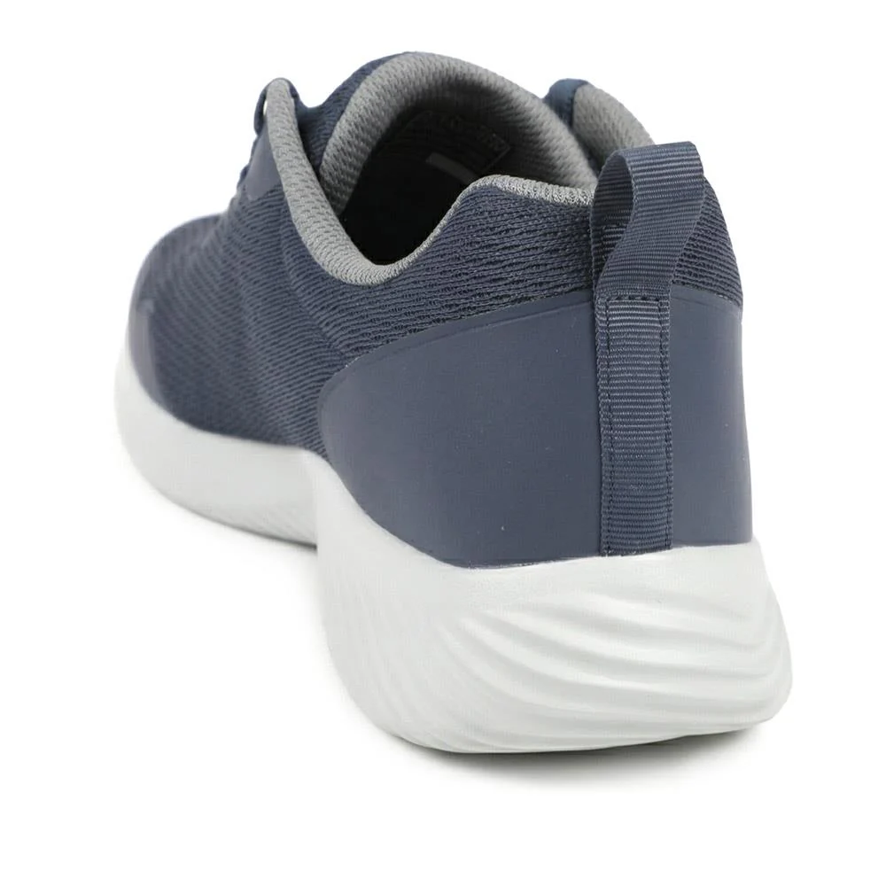 Skechers Bounder Arcadia Lace Up Trainers - SKE43049 / 328 705 - Navy - Image 3