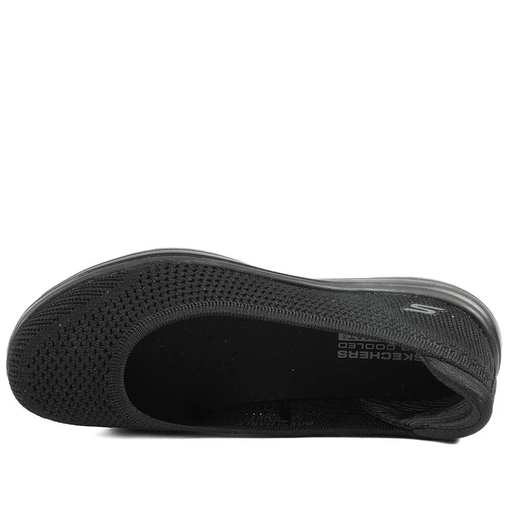 Skechers Breathable Cushioned Pumps - SKE43093 / 328 726 - Black - Image 5