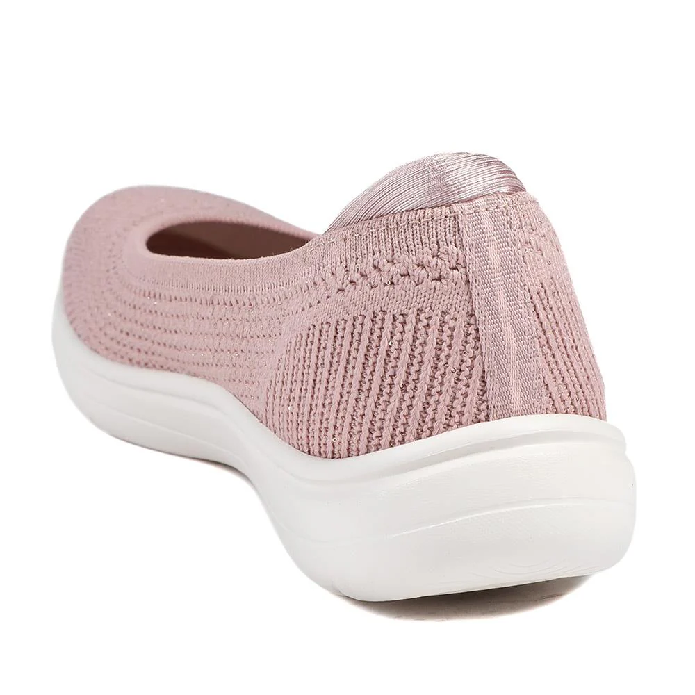 Skechers Breathable Cushioned Pumps - SKE43093 / 328 726 - Mauve - Image 4