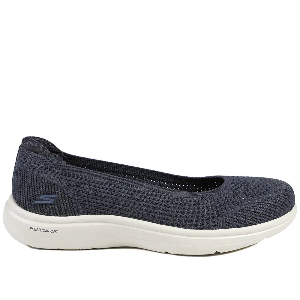 Skechers Breathable Cushioned Pumps - SKE43093 / 328 726 - Navy - Image 3