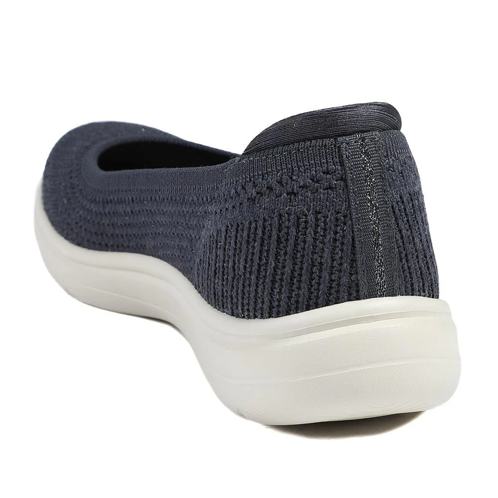 Skechers Breathable Cushioned Pumps - SKE43093 / 328 726 - Navy - Image 4