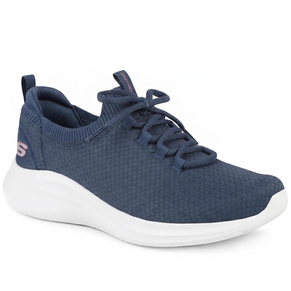 Skechers Breathable Lace Up Trainers - SKE43014 / 328 680 - Image 2