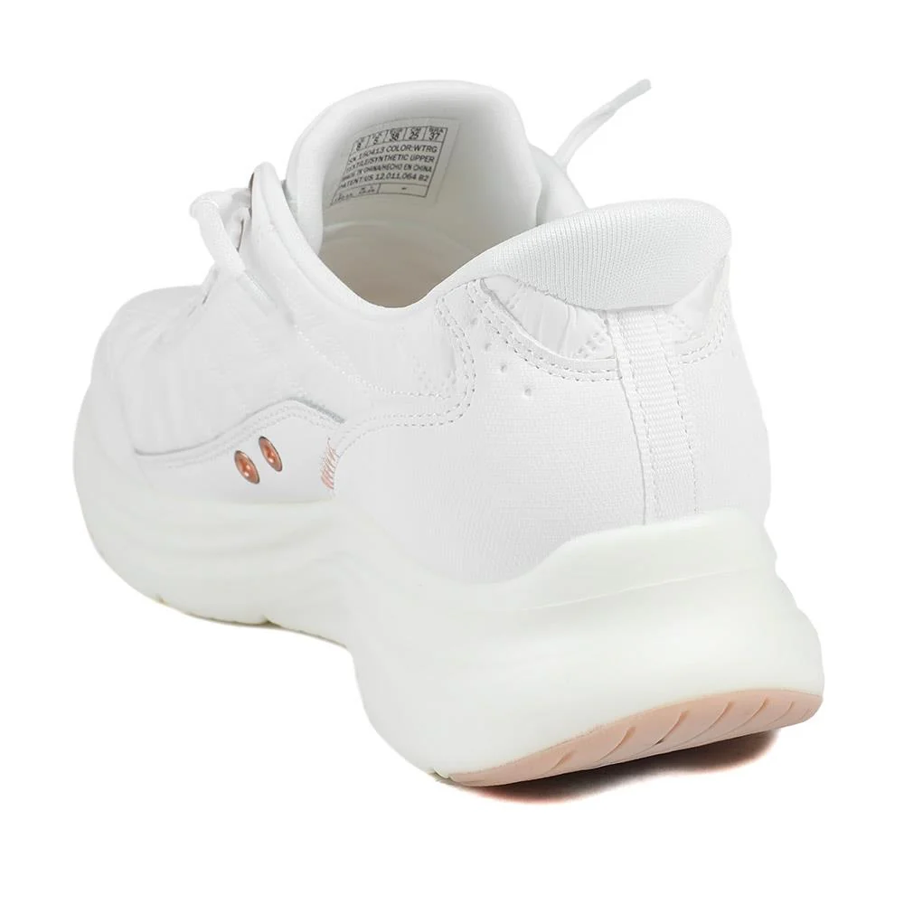 Skechers Contour Foam Trainers - SKE43515 / 328 736 - White-Rose Gold - Image 4