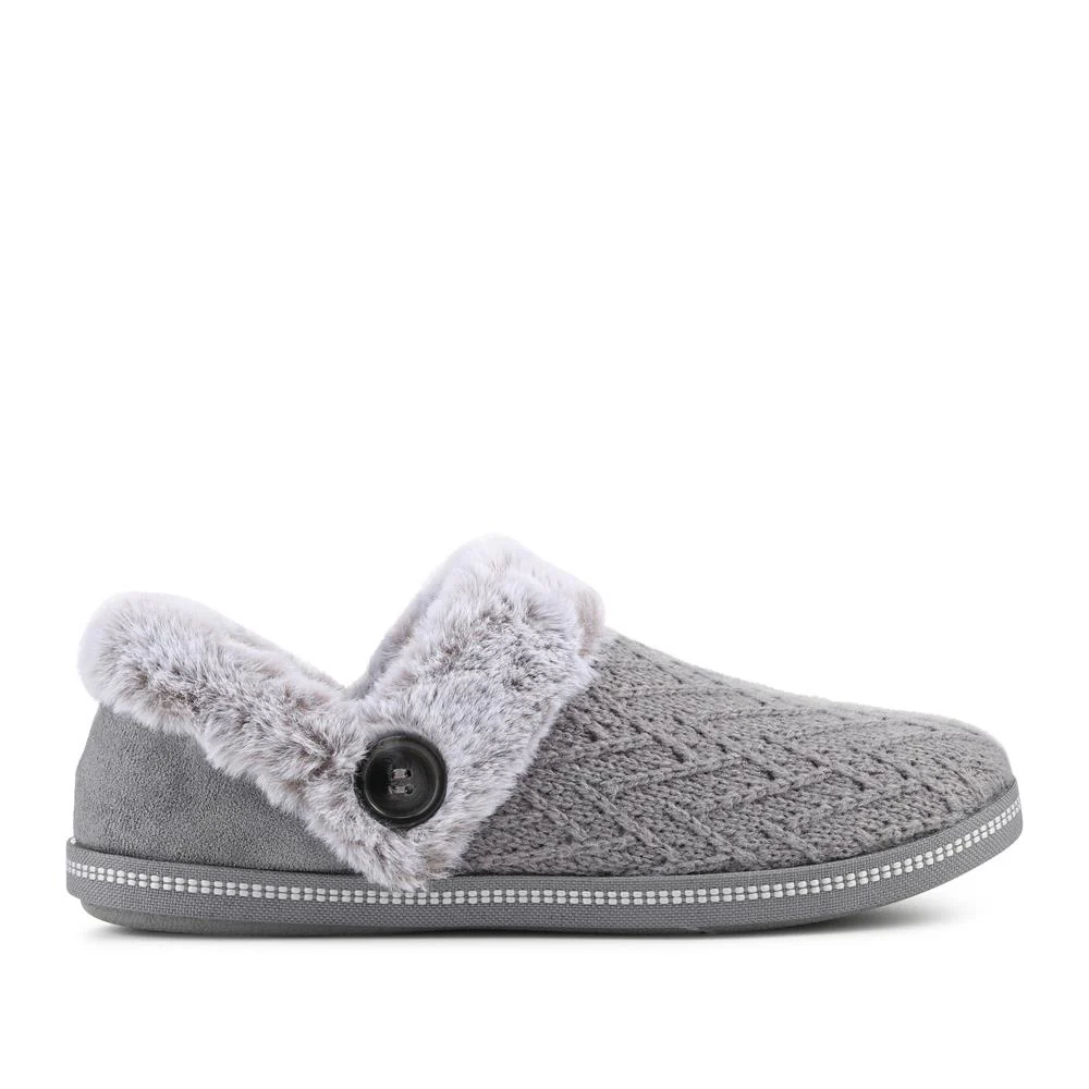 Skechers Cosy Campfire - Girls Night In Slippers - SKE42038 / 327 711 - Grey - Image 2