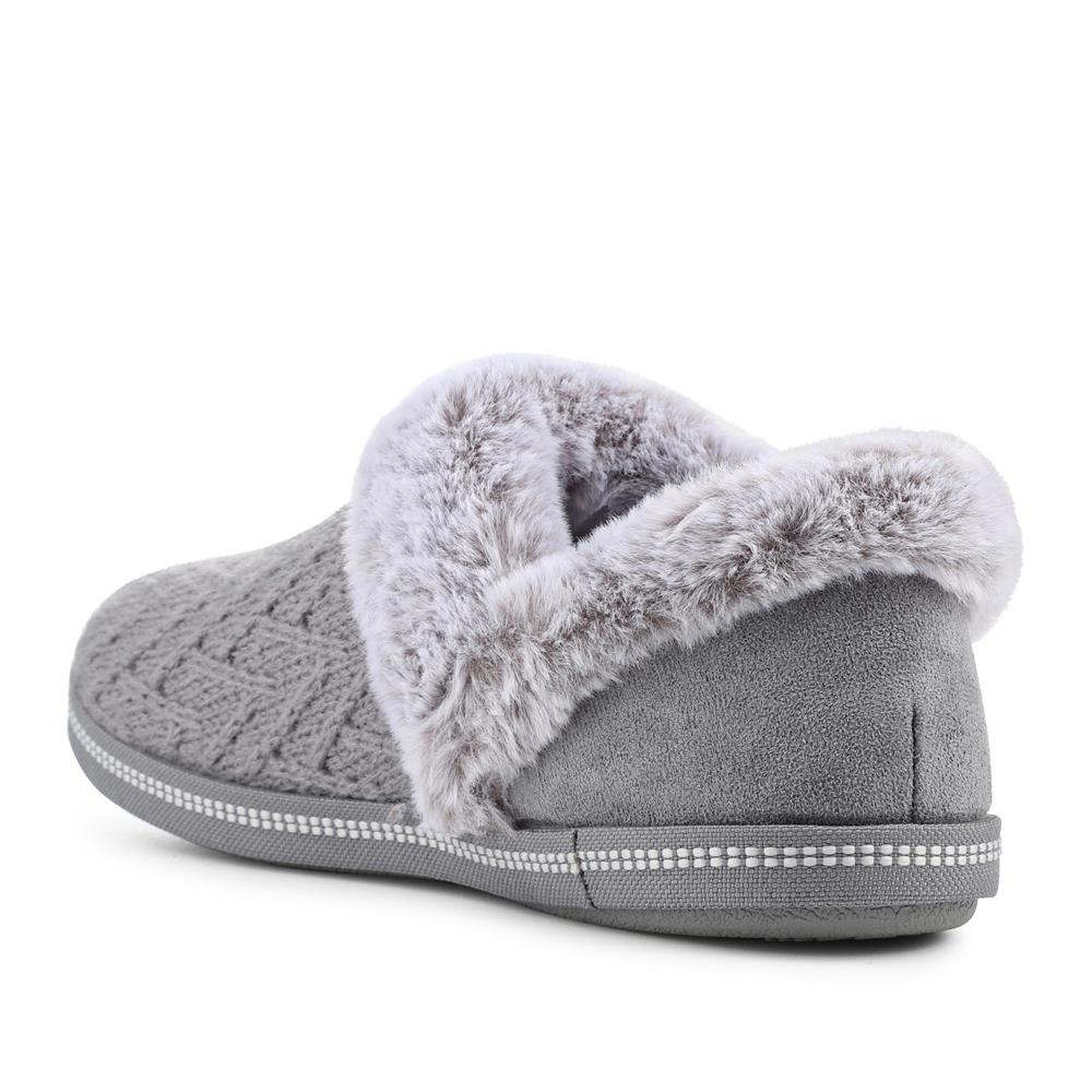 Skechers Cosy Campfire - Girls Night In Slippers - SKE42038 / 327 711 - Grey - Image 3