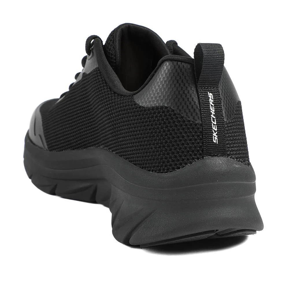 Skechers Cushion Walker Tobo Trainers - SKE43047 / 328 706 - Black-Black - Image 4