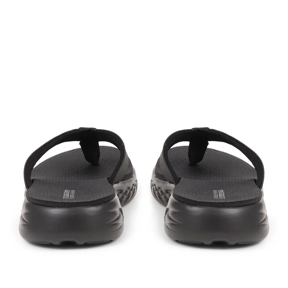 Skechers Cushioned Sandals - SKE37202 / 323 777 - Black - Image 3