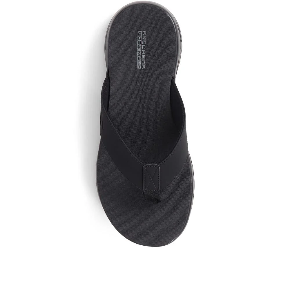 Skechers Cushioned Sandals - SKE37202 / 323 777 - Black - Image 4