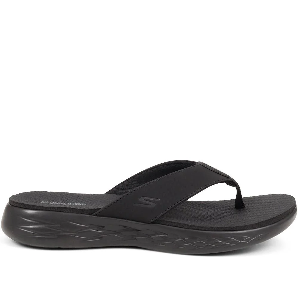 Skechers Cushioned Sandals - SKE37202 / 323 777 - Black - Image 6