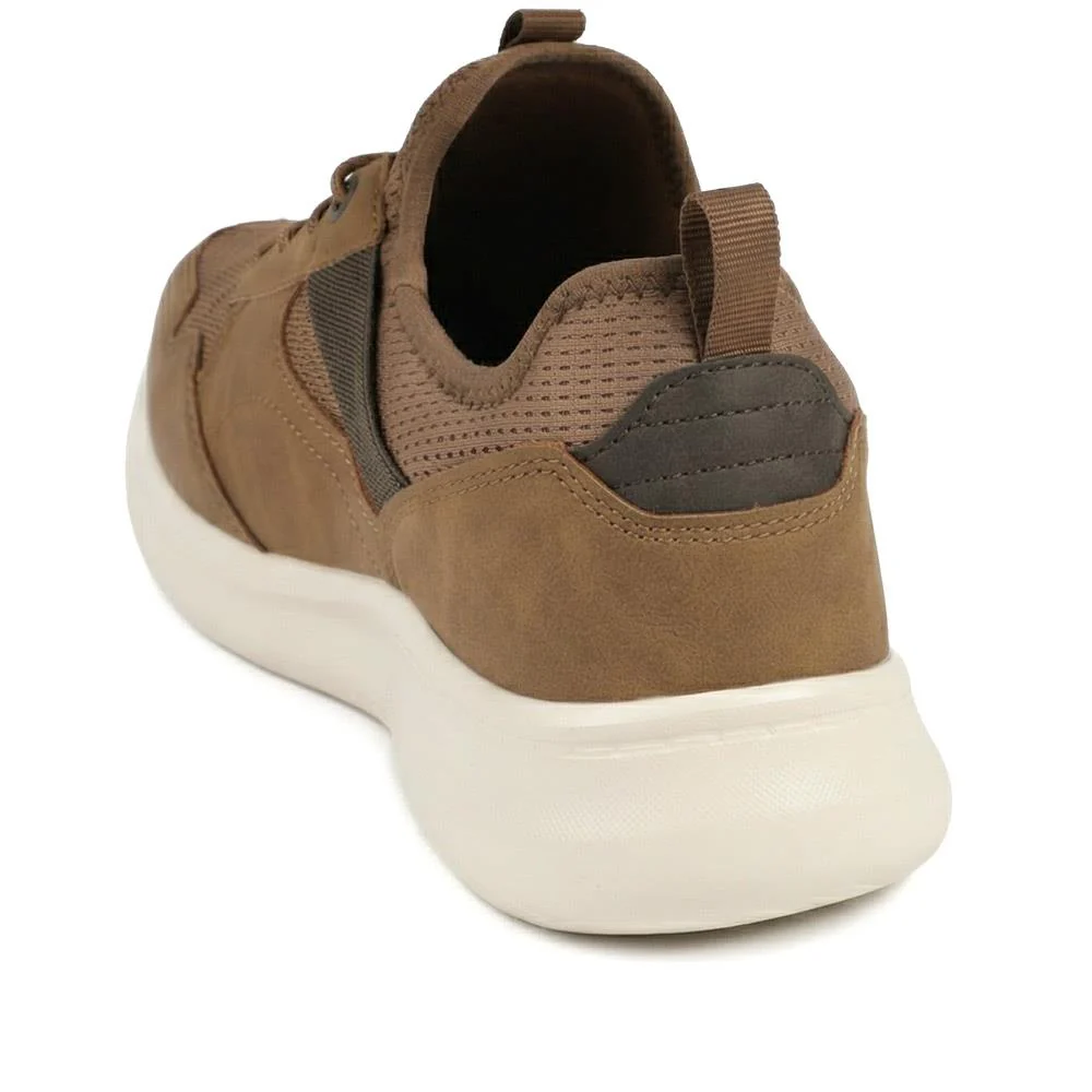 Skechers Dawson Monterey Bungee Lace Trainers - SKE43045 / 328 931 - Brown - Image 3