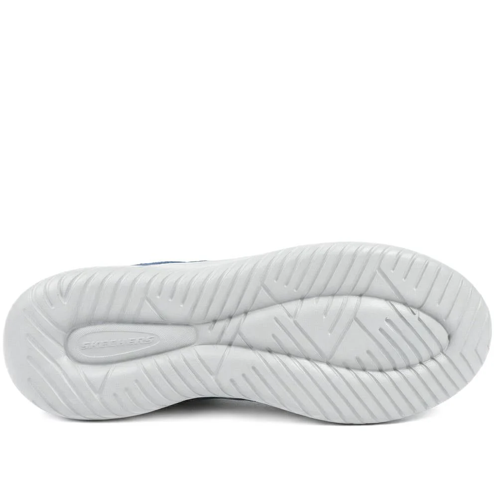 Skechers Dawson Monterey Bungee Lace Trainers - SKE43045 / 328 931 - Navy - Image 5