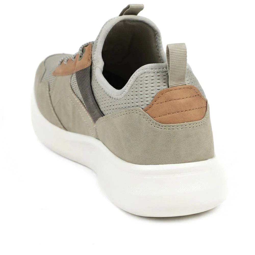 Skechers Dawson Monterey Bungee Lace Trainers - SKE43045 / 328 931 - Taupe - Image 3