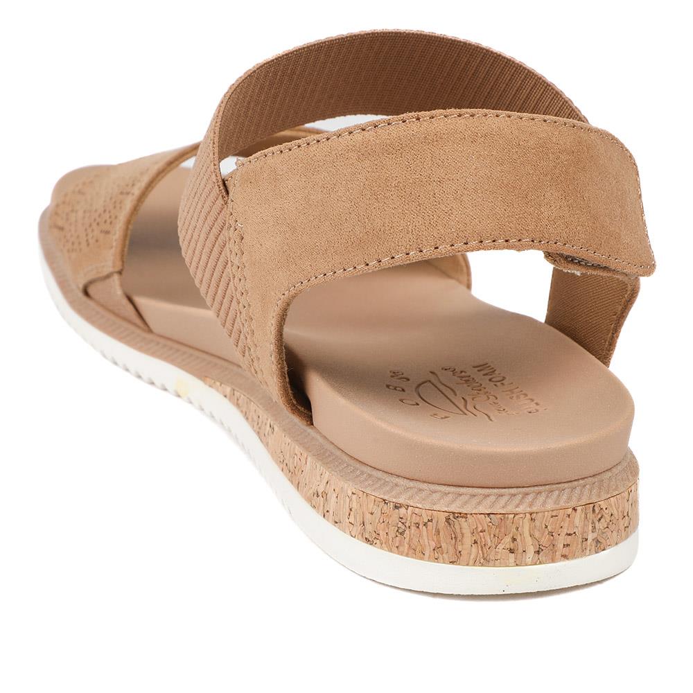 Skechers Desert Kiss Low TOP LOOK Sandals - SKE43544 / 329 432 - Tan - Image 3
