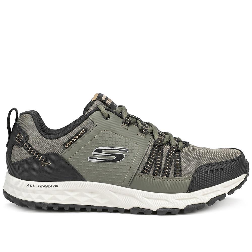 Skechers Escape Plan Trainers - SKE43055 / 329 017 - Olive - Image 2