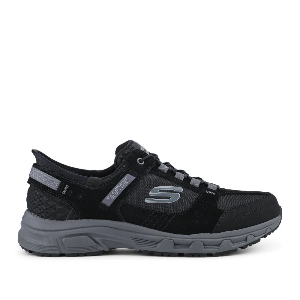 Skechers Slip-ins: Extra Wide Memory Foam Trainers - SKE42016 / 327 827 - Black-Grey - Image 3
