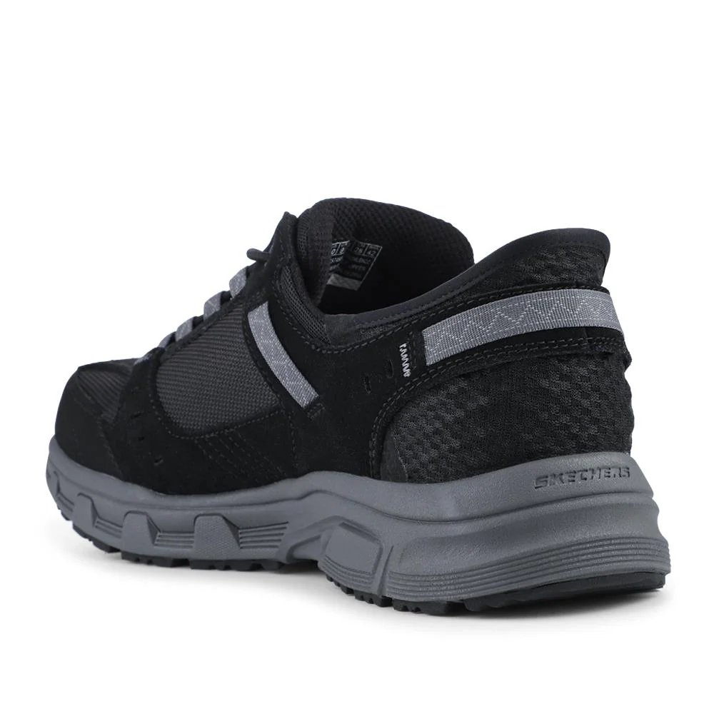 Skechers Slip-ins: Extra Wide Memory Foam Trainers - SKE42016 / 327 827 - Black-Grey - Image 4