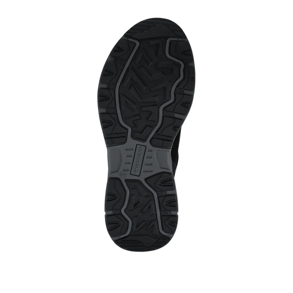 Skechers Slip-ins: Extra Wide Memory Foam Trainers - SKE42016 / 327 827 - Black-Grey - Image 6